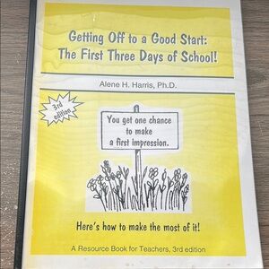 🛍️ Getting Off to a Good Start: The First Three Days of School Book